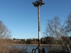 Sturdying the pole