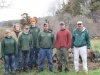 Harwich Tech. students that helped plant the shrubs on Mauch Gift