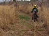 Mowing back field habitat