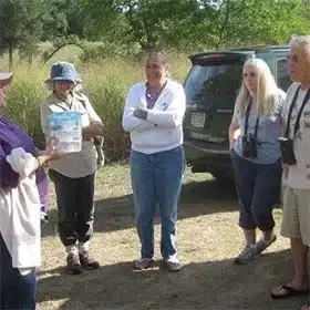 Group attending terrapin conservation talk