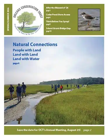 Orleans Conservation Trust Spring/Summer 2026 newsletter cover page