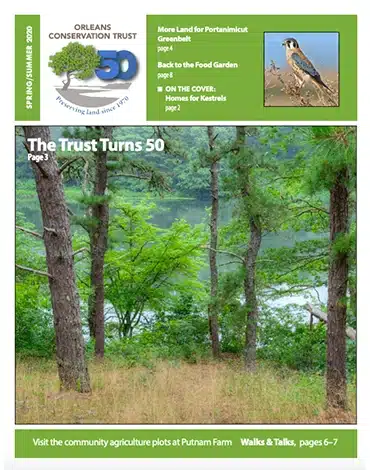 Spring/Summer 2020 Orleans Conservation Trust newsletter cover