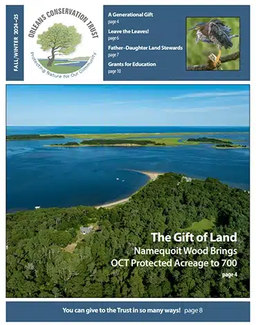 Orleans Conservation Trust Fall/Winter 2024–25 newsletter cover page
