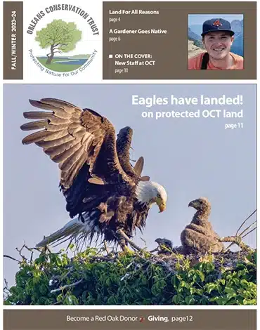 Orleans Conservation Trust Fall/Winter 2023–24 newsletter cover page