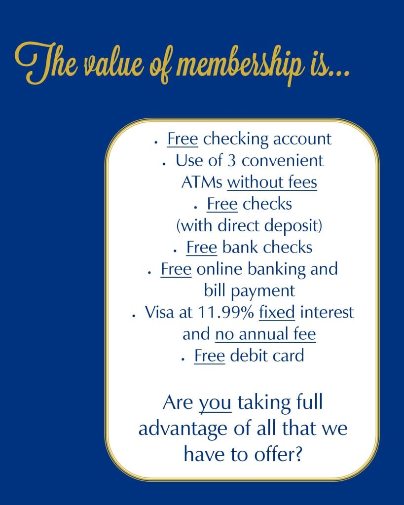 value of membership sign